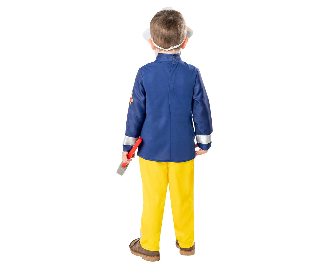 Role play-set for kids Fireman Sam ( mask, trousers, top with lenticular walkie talkie), size 5-6 years